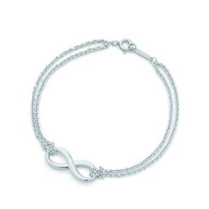 Tiffany & Co. infinity double chain bracelet